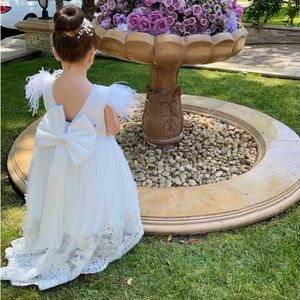 ITTY BITTY TOES - ALLIE GOWN (WHITE)